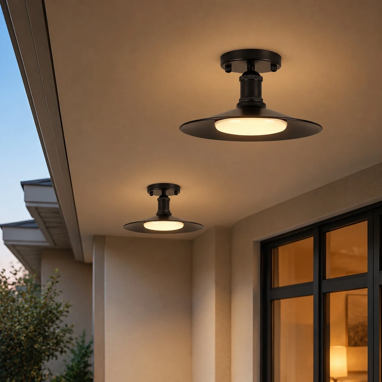 Leviaxa black metal light for garden ambience